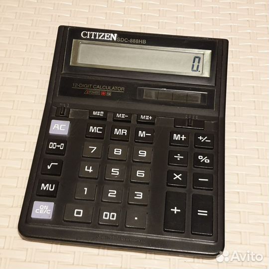 Калькулятор citizen SDC-888HB