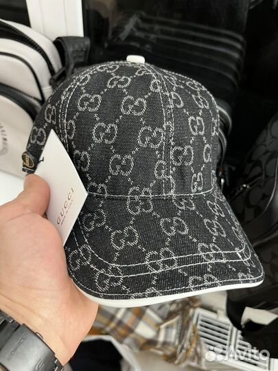 Кепка gucci черная хит прожаж