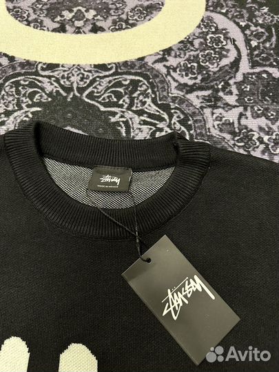 Свитер Stussy черный S M L XL