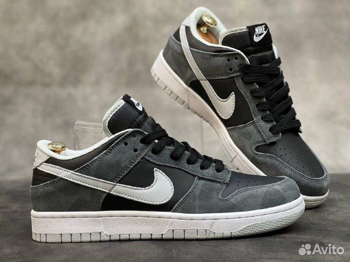 Nike SB Dunk air low 1 тёмно-серые разм. 45