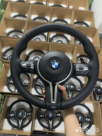 Спортиый М руль Bmw с подогревом