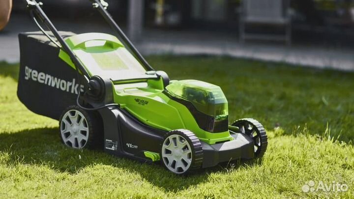 Газонокосилка Greenworks G24X2LM41K2x, 2хАКБ