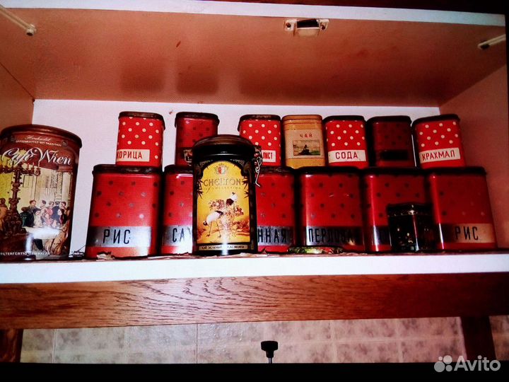 Банки жестяные винтаж