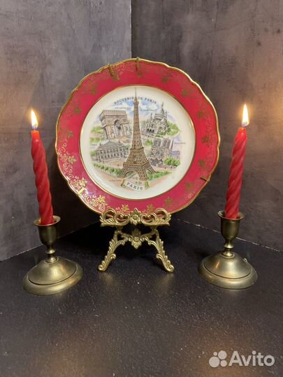 Настенная тарелка Limoges. лимож