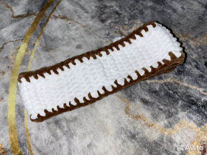 Плюшевая повязка на голову