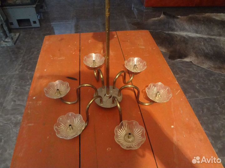 Старинная люстра СССР для творчества