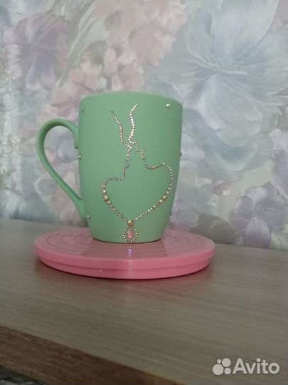 Кружка со стразами