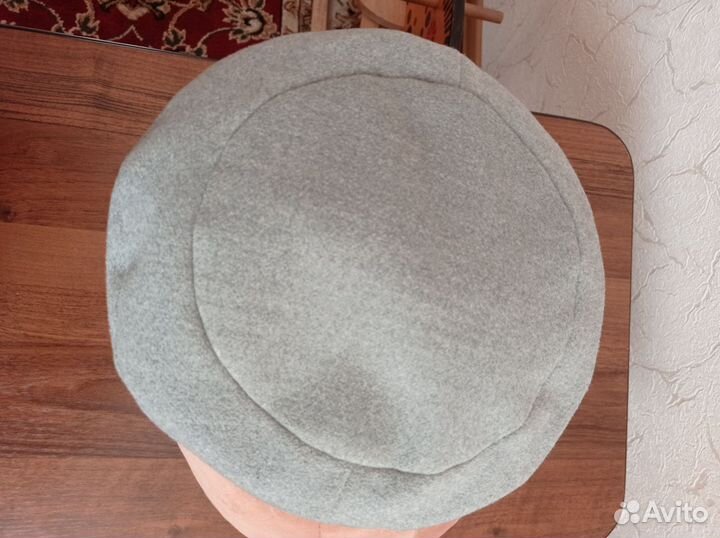 Берет драп 50%шерсть р.56-60