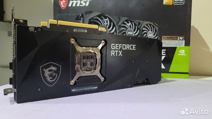 Видеокарта RTX 3080 MSI ventus X3