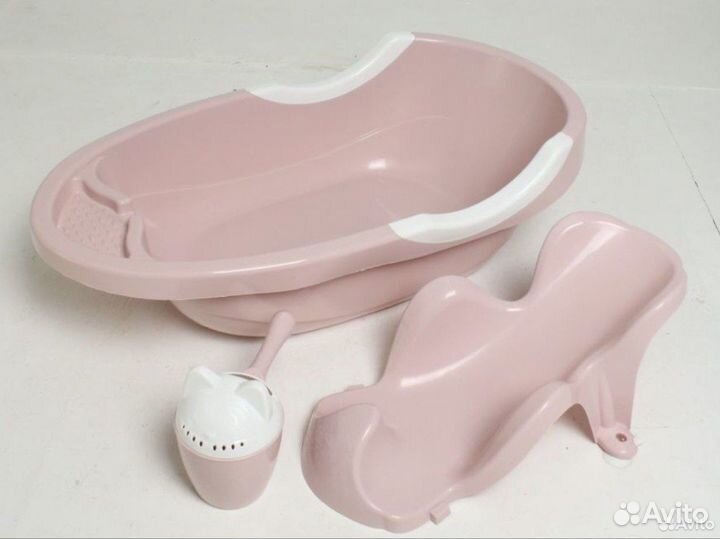 Ванночка для купания с горкой и гамаком