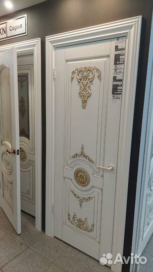 Дверь межкомнатные элит эмаль патина