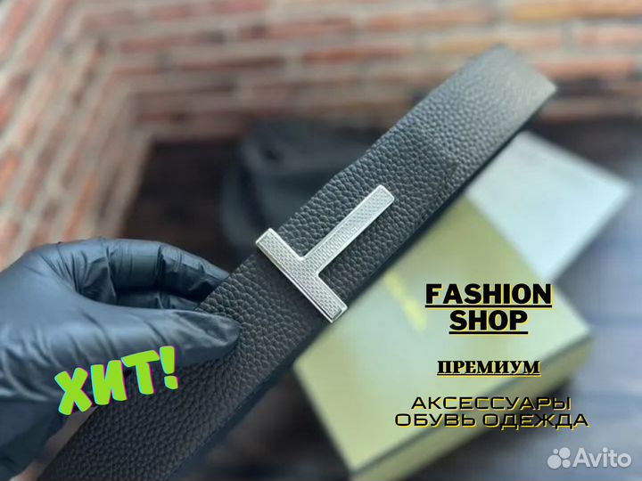 Мужской кожаный ремень Tom Ford