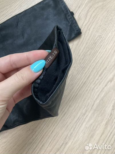 Перчатки женские кожаные 7 5