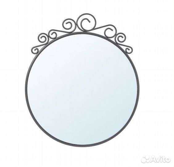 Зеркало круглое. Диаметр: 50 см. Экне Икеа