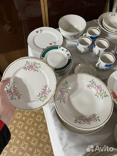 Фарфоровая посуда СССР дулево вербилки