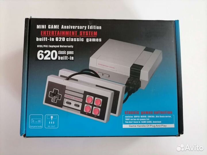 Игровая приставка Dendy 620 встроенных игр