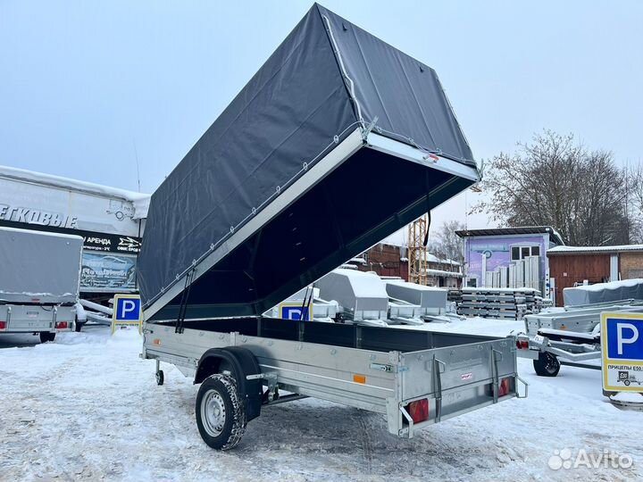 Прицеп сст 7132-09-У (Подъемный Борт и Тент 1.53)