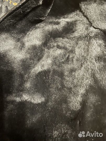 Шуба мутоновая с капюшоном