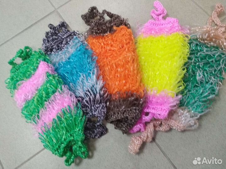 Мочалки (ручная вязка)