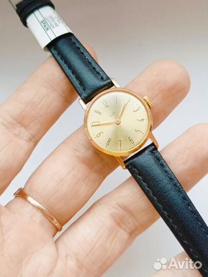 Часы СССР луч позолоченные женские