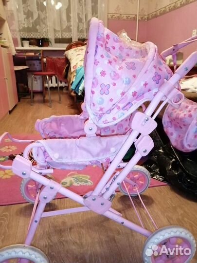 Большая коляска для кукол