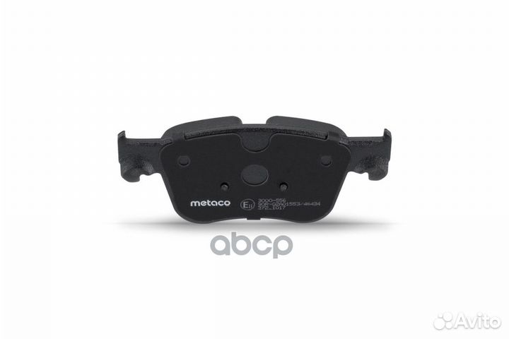 Колодки тормозные дисковые 3000-556 metaco