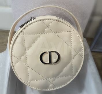 Сумка dior косметичка натуральная кожа новая