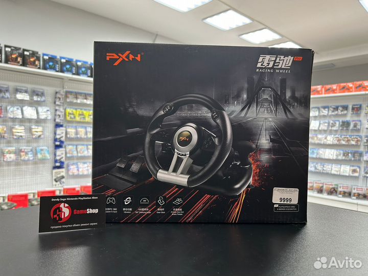 Игровой руль Racing Wheel Pro PS4