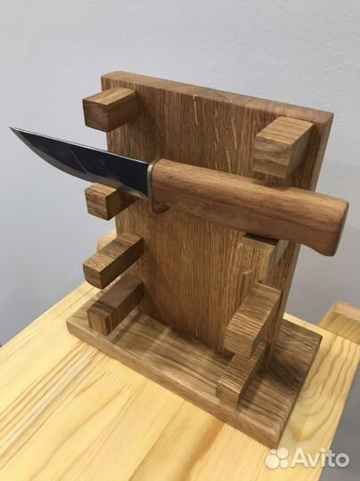 Подставка для ножей деревянная