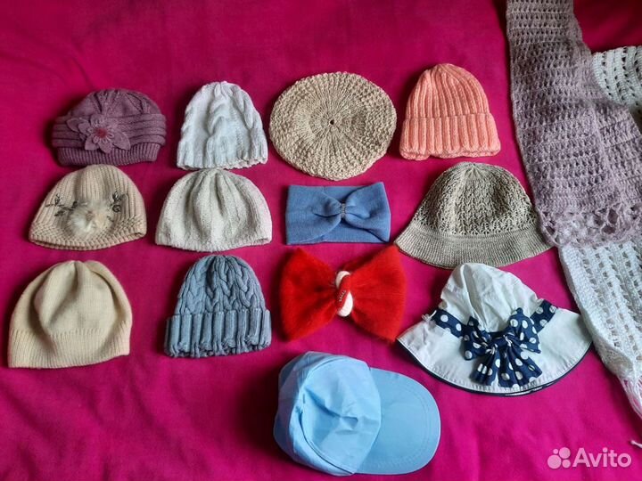 Шапки, шарфы,перчатки, женские