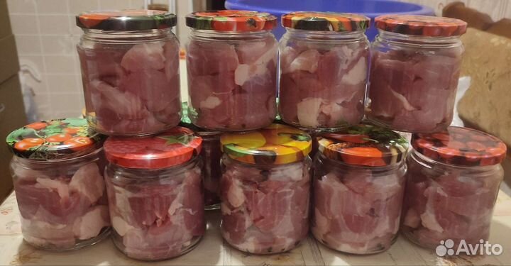 Домашняя тушёнка из свинины