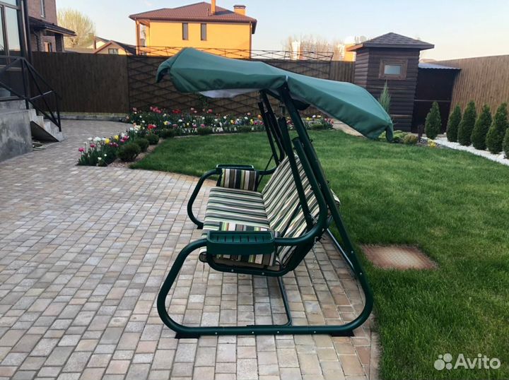 Садовые качели новые 350 кг