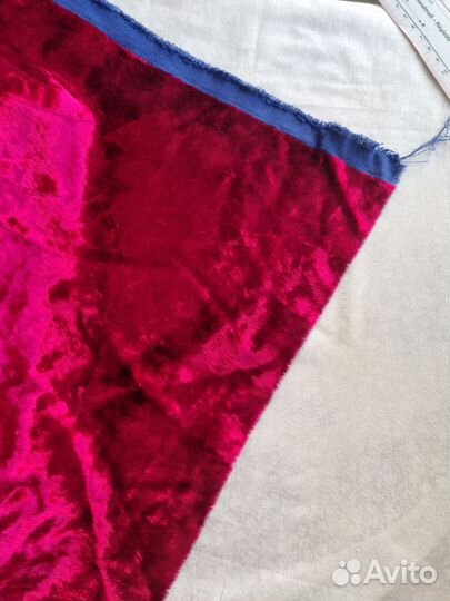 Плюш винтажный хлопок