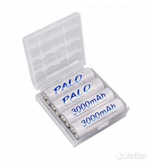 Аккумуляторы AA 4 шт palo 3000 mAh