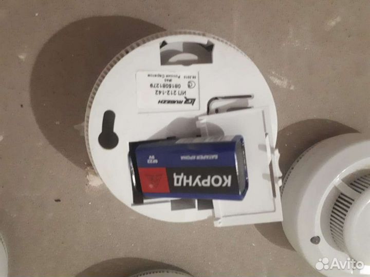 Датчики пожарной сигнализации с батарейками