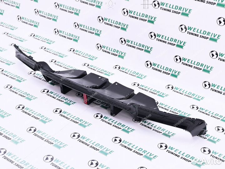 Диффузор BMW 5 F10 F11 M5 с LED stop new style