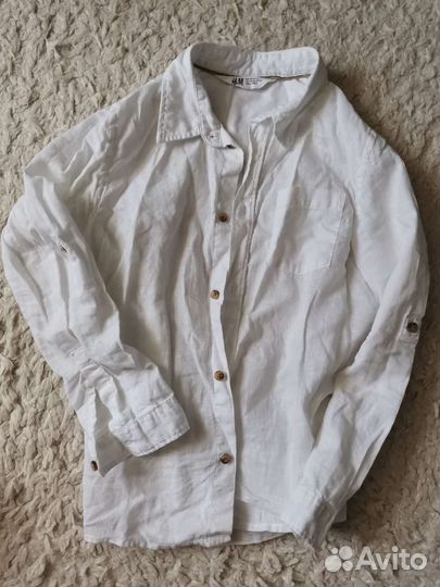 Рубашки в школу Mango H&M Benetton