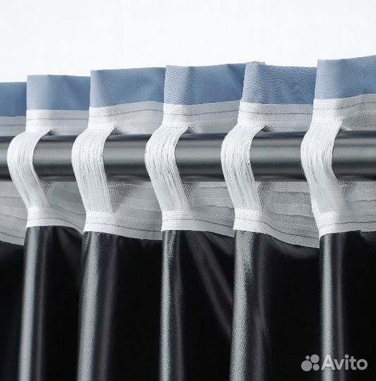 Портьеры (шторы) Икеа Бенгта блэкаут