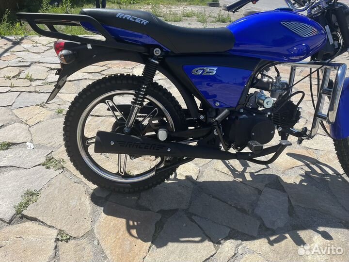 Мопед racer RC50 alpha + цпг 125 см3 (Синий)
