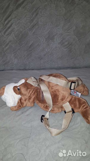 Мягкая игрушка рюкзак в виде собака