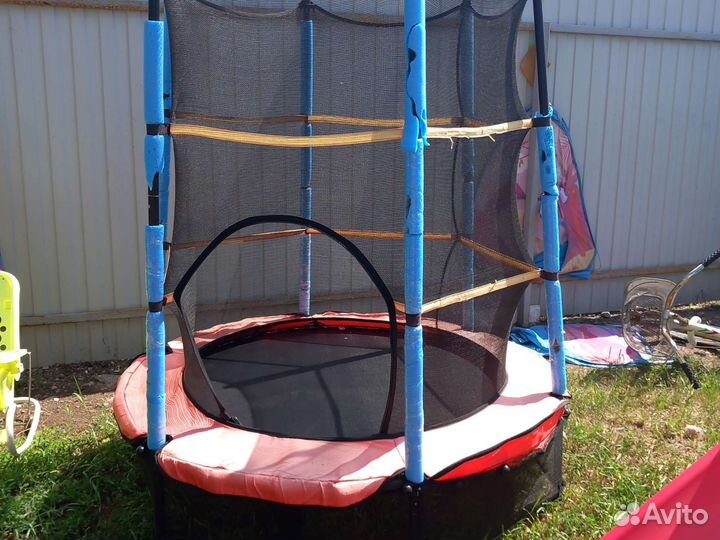 Детский батут с сеткой бу
