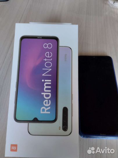 Смартфон Xiaomi Redmi Note 8 4/128GB Blue (Синий)
