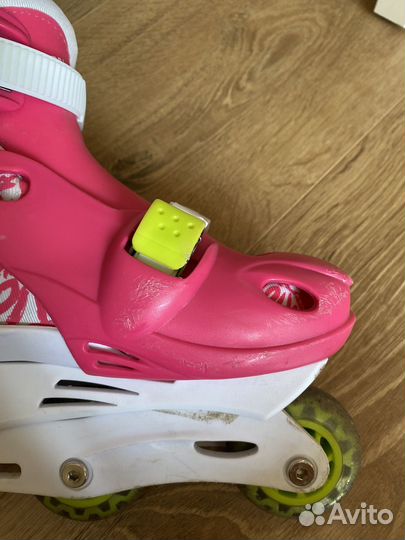 Ролики раздвижные детские Action30-33 размер, шлем