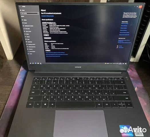 Ноутбук honor magicbook x14