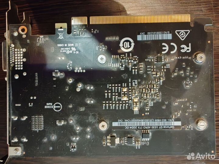 Видеокарта MSI GeForce GT 1030 Aero ITX OC