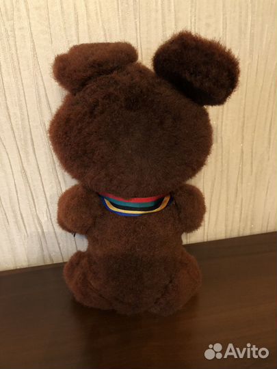 Мишка олимпийский, мягкая игрушка СССР 80-ые