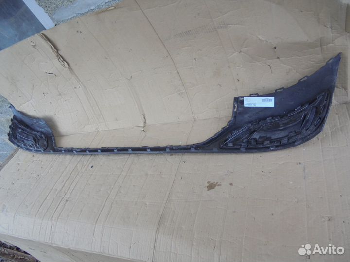 Юбка спойлер заднего бампера Audi Q8 S-Line