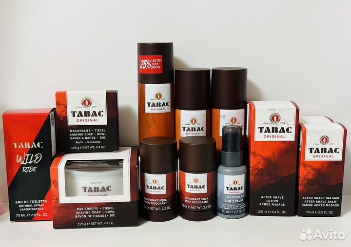 Tabac Original пена для бритья лосьон после бритья