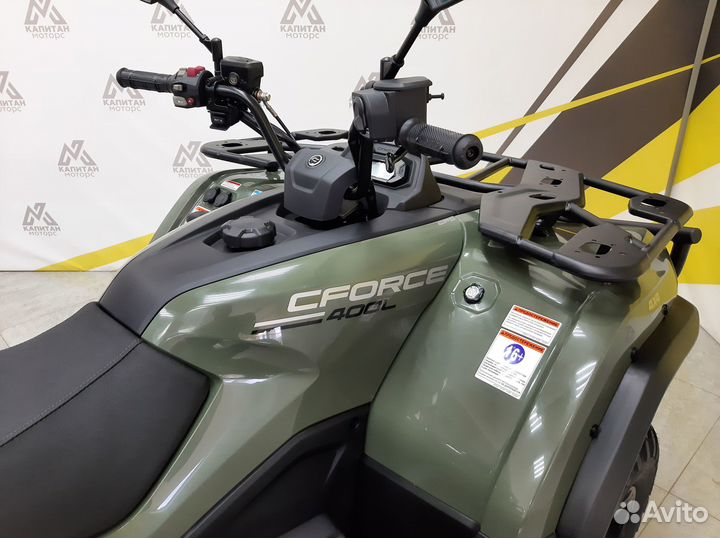 Квадроцикл Cfmoto cforce 400L EPS зеленый