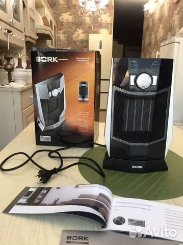 Новый керамический обогреватель bork 0502